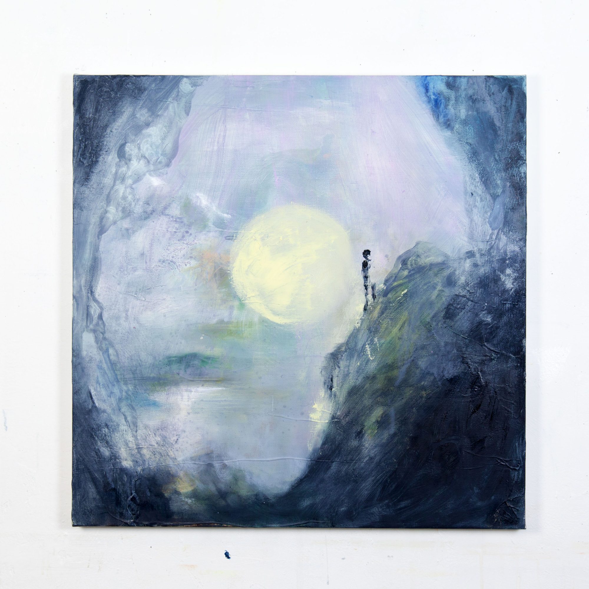 A.Bellobono_Il mondo dal buco_87x87_olio su tela_2023_1